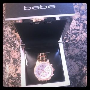 Rose Gold Bebe Watch